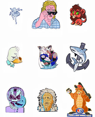 خرید پین مینای نرم سفارشی با نشان فلزی اکلیلی برای انیمه و کارتون online manufacture