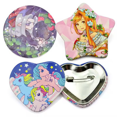 خرید نشان سینه دکمه‌ای فلزی 37 میلی‌متری با لوگوی سفارشی، مناسب برای هدایای تبلیغاتی online manufacture