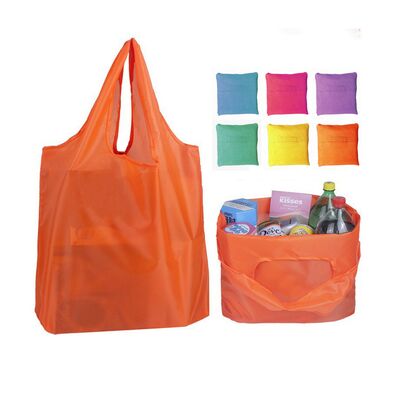 قیمت خوب Wholesale Polyester Foldable Shopping Bag - Lightweight Reusable Grocery Bag Custom Logo for Supermarket آنلاین