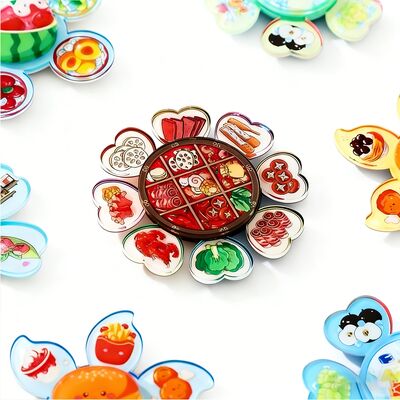 خرید Promotional Acrylic Fridge Magnet Custom Tourism Souvenirs Magnet Anime Acrylic Spinning Magnet Wholesale online manufacture