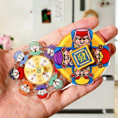خرید DIY Fridge Magnet Craft Set Acrylic Round with Spin Decorative Refrigerator Magnet with Adhesive Backing Soft Magnets online manufacture