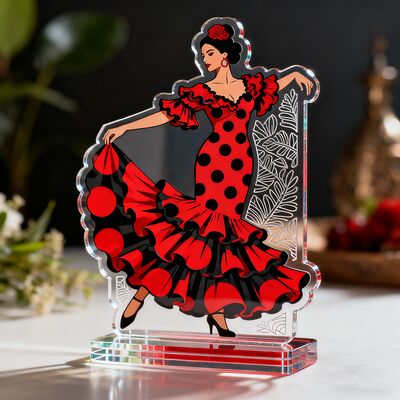 خرید استند آکریلیک دو طرفه شفاف تخته چرخش شفاف استند آکریلیک شفاف شخصیت انسان نما تزئینات رومیزی Gif online manufacture