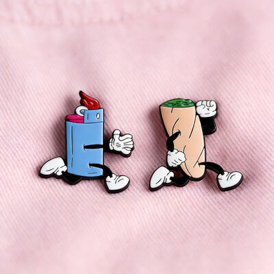 خرید عمده فروشی پین‌های یقه‌ی فلزی چاپ سیلک سفارشی برای پوشاک، لوازم جانبی و برندسازی لوگو online manufacture