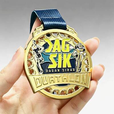 خرید Marathon Medal Custom 3D Zinc Alloy Running Race With Ribbon OEM Wholesale online manufacture