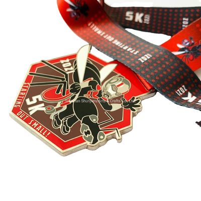 قیمت خوب مدال ها و جايزه هاي سفارشي نقره ي باستان طلا برنز مدال مبارزه براي مدرسه آنلاین