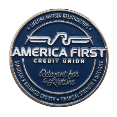 سکه های چالش 3D از آلیاژ روی سفارشی 1/2 اینچ - 4 اینچ برای هدیه های یادبود و تجاری