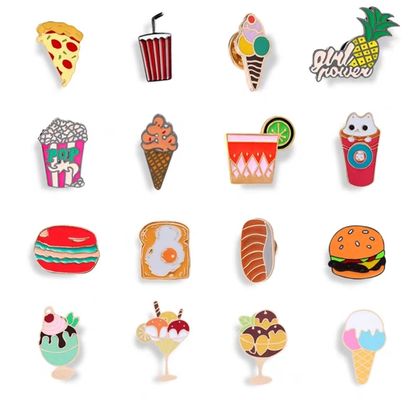 قیمت خوب پین‌های یقه سفارشی با روکش طلا و مینای نرم در اندازه سفارشی برای برندسازی و تبلیغات آنلاین