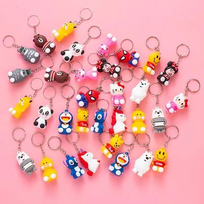 Customizable Design Durable PVC Keychain for Promotional Gifts and Personalized Key Tags