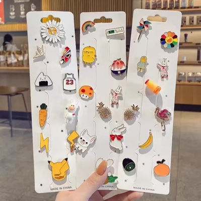 قیمت خوب برچسب سفارشی چاپ صفحه ابریشم چاپ محیط زیست دوستانه فلز پین نشان و مینال پین آنلاین