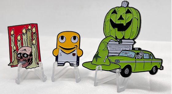 قیمت خوب 1.5 اینچ نرم لاپل لاپل پن نشان آلیاژ روی سفارشی برای نام تجاری و هویت آنلاین