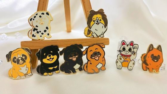آلای آهن زنک آلای Custom Lapel Pins Animal Customized Lapel Pins با لوگو شما