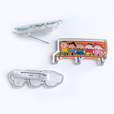 قیمت خوب Vograce Custom Cartoon Anime Rainbow Printing Logo Pins Maker Charm Acrylic Gifts Acrylic Lapel Acrylic Pin Badges Pins آنلاین