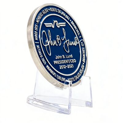 سکه های چالشی سفارشی دو طرفه 2 اینچی - 2.5 اینچی با روکش برنز/طلای عتیقه و طراحی سفارشی