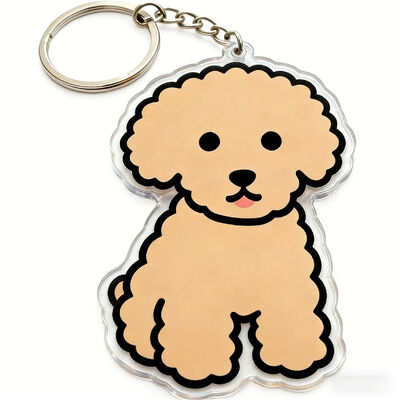 Cartoon Anime Keychain Custom Glitter Epoxy Clear Acrylic With Logo For Bags Gifts Wholesale Manufacturer