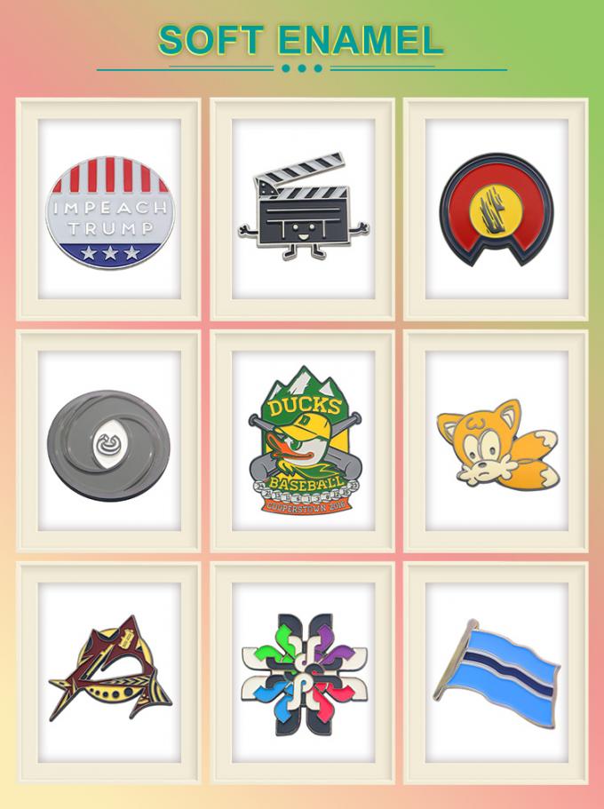 پین لاجوردی سفارشی بدون حداقل درخشش بروش انیمیشن سخت لاجوردی لاجوردی نرم 2