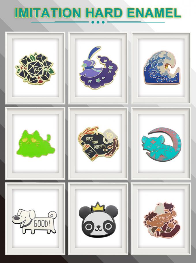 پین لاجوردی سفارشی بدون حداقل درخشش بروش انیمیشن سخت لاجوردی لاجوردی نرم 1