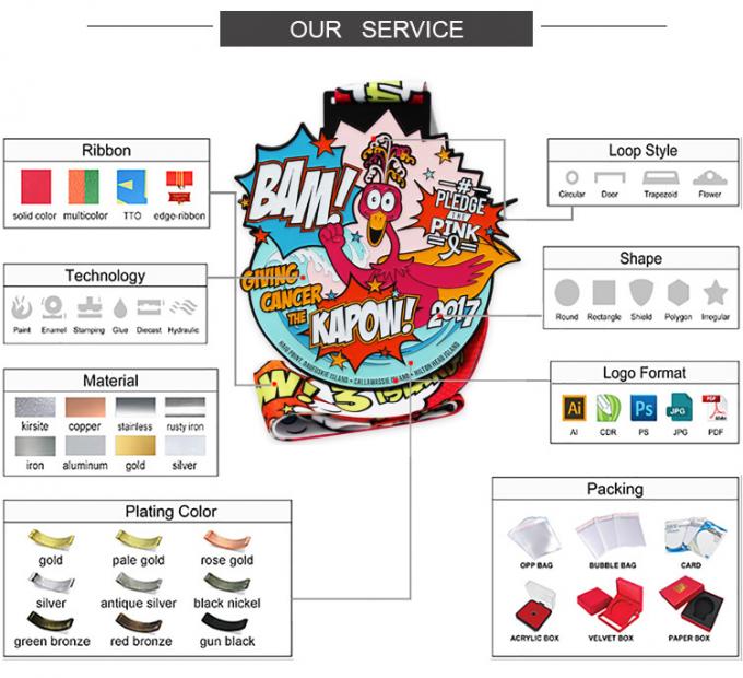 مدال ها تولید کننده طرح عمده زینک آلیاژ فلزی 3D طلا جایزه مدال های ورزشی مدال های ورزشی سفارشی 0