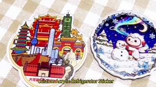 برچسب سفارشی یخچال اکریلیک