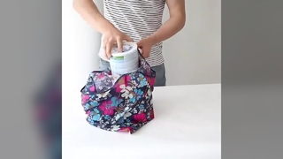 کیسه های سفارشی چاپ شده - پلی استر بازیافتی تاشو، کیسه های خرید و تبلیغاتی تمام رنگ