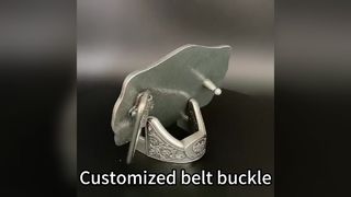 سگک کمربند سفارشی از جنس آلیاژ روی با روکش سازگار با محیط زیست و لوگوی شخصی‌سازی شده برای مردان و زنان